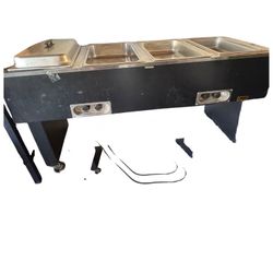 Hot Food Buffet Table