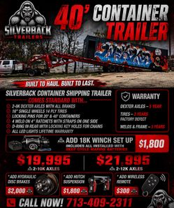 CONTAINER HAULER , Mover , Trailer