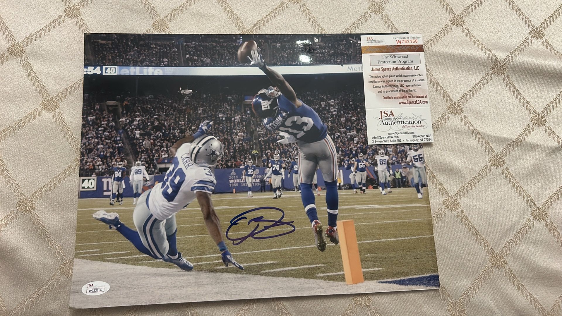 Odell Beckham Jr Authentic Autographed Pic