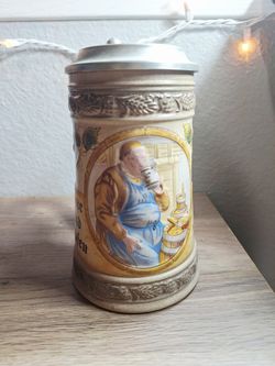 Vintage West Germany Beer Stein 
