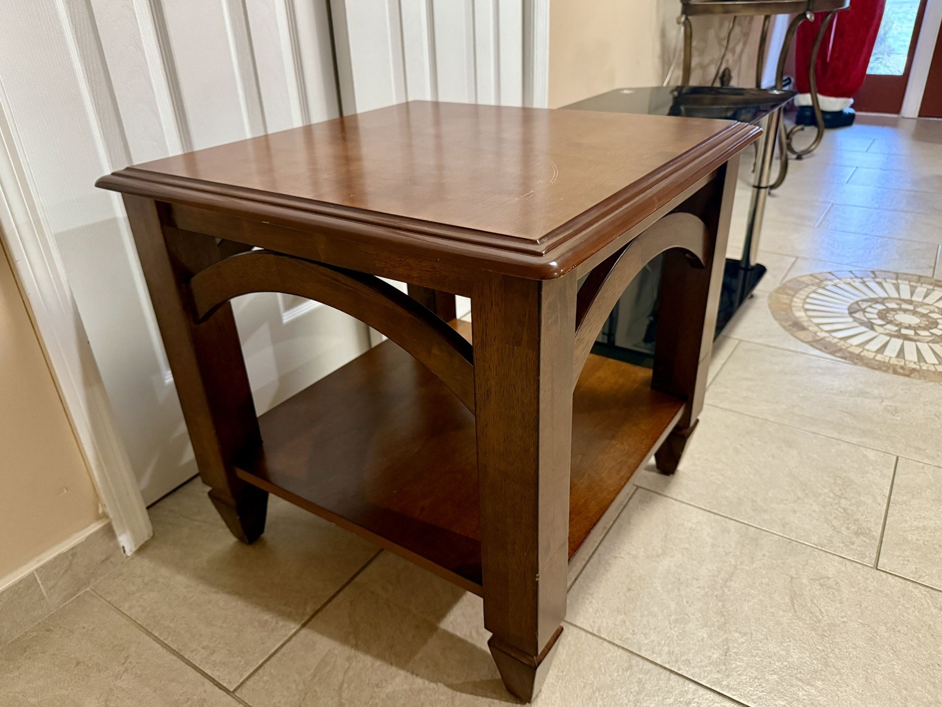 Beautiful solid wood end table