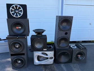 Subwoofers and amplifiers