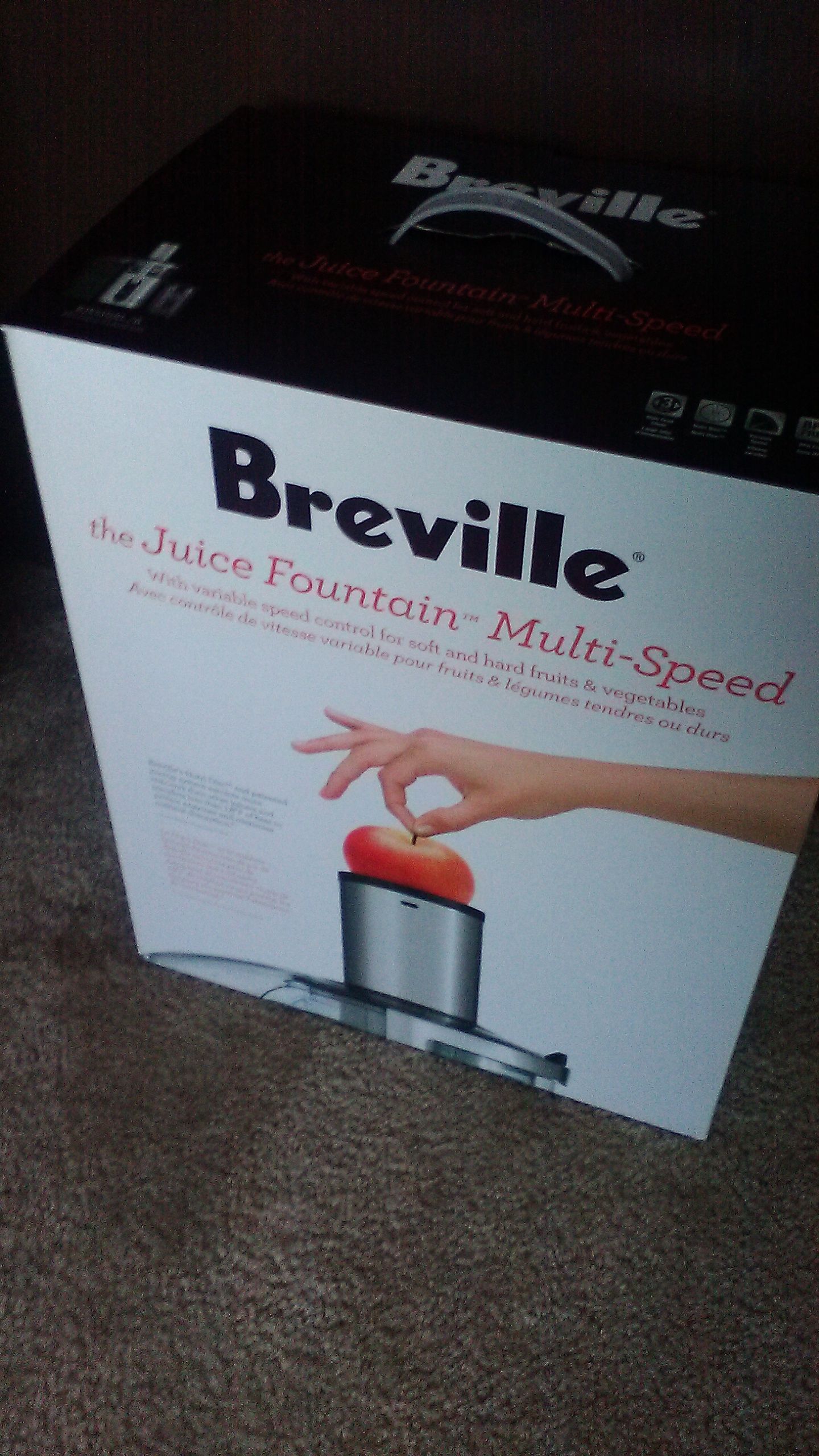 Brand new never opened Breville BJE510XL Juice Fountain Multi-Speed 900-Watt Juicer