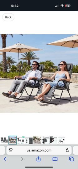 Oversized Zero Gravity Lounge Chairs Set of 2, Adjustable Steel Mesh Recliners with Pillows and Cup Holder Trays for Patio, Garden, Beach, Dark Grey