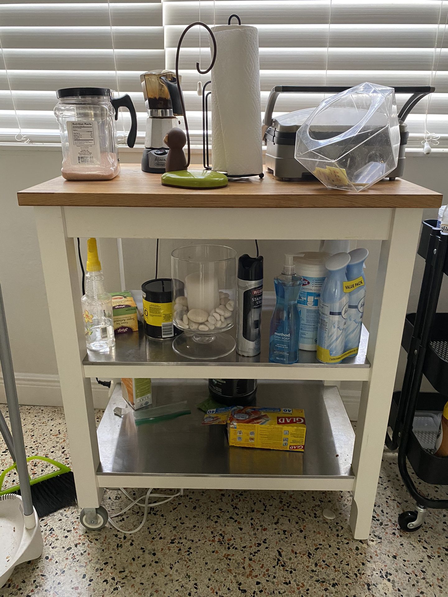 Kitchen cabinet table