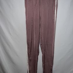 Ladies womens XS x-small American Eagle mauve pink jogger type satin athletic pants