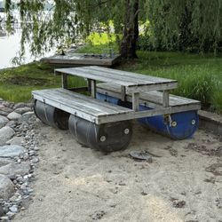 Floating Picnic Table For lake For FREE 