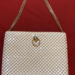 Buttery, soft quality, vintage metal mesh bag