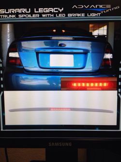 2005-09 Subaru Legacy 4Dr trunk spoiler