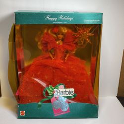 Happy Holidays Barbie 1990 Special Edition NIB