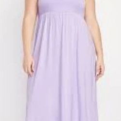 NWT Old Navy Fit & Flare Cami Midi Dress, Small 