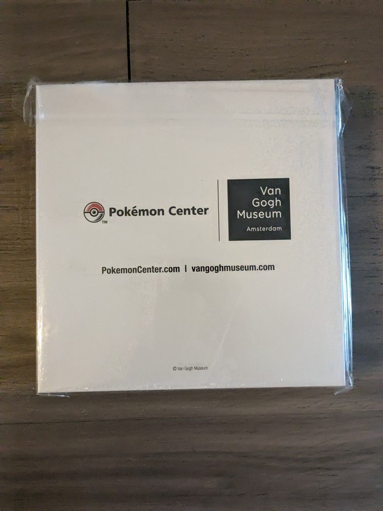 Pokemon Center x Van Gogh Museum Amsterdam Pin Box Set RARE NEW IN BOX SEALED