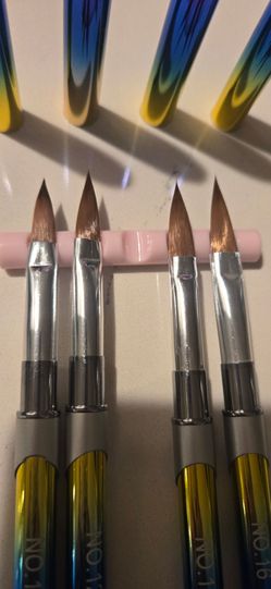 Nail Art Acrylic Brushes Set of 4