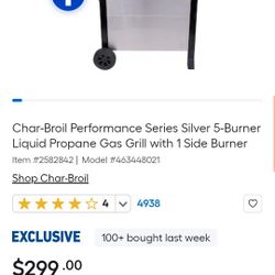 Charbroil Propane BBQ Grill