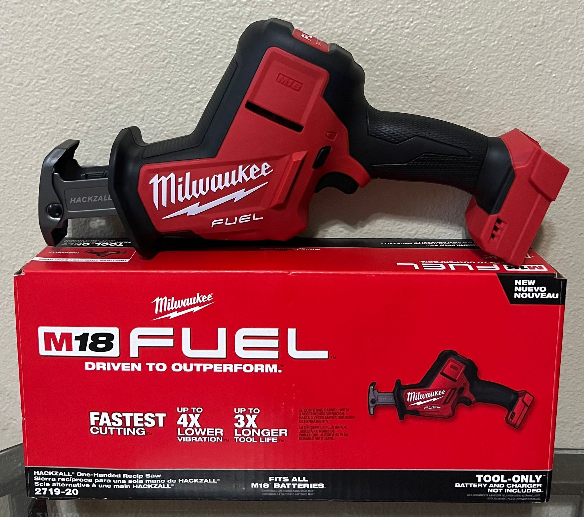 M18 FUEL 18V Lithium-Ion Brushless Cordless HACKZALL Reciprocating Saw (Tool-Only)