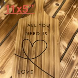 Decorative Hand Burned Cutting Board 