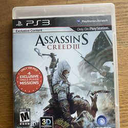 Assassin Creed III PS3