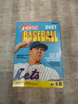 Topps Heritage 2021 MLB Baseball Trading Card Blaster Box - 72 Cards Total