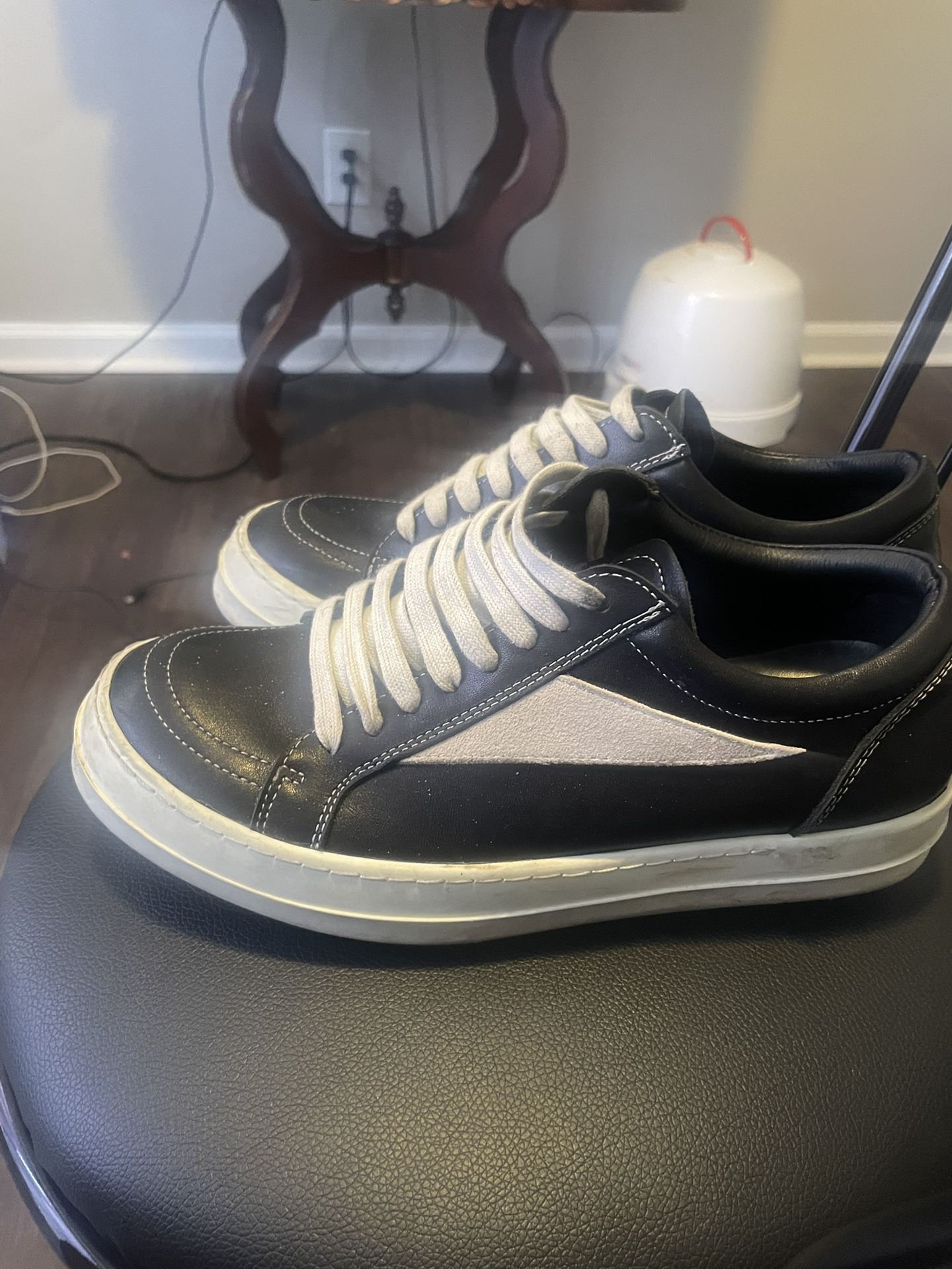 Rick Owens Black Leather