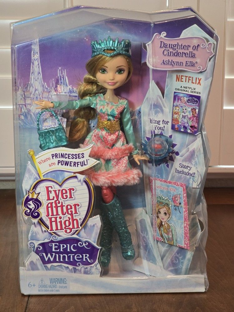 Ever After High Epic Winter Ashlynn Ella Doll (NIB)