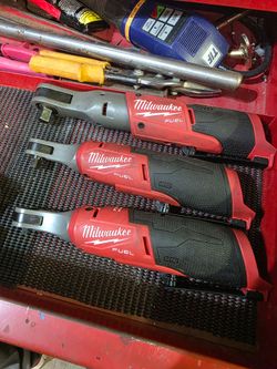 Milwaukee M12 FUEL Cordless Ratchet – Lot of 3