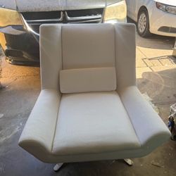 White Swivel Chair