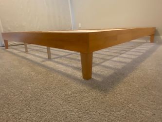 King size wooden bed frame