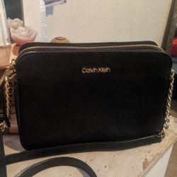 Calvin Klein Hayden leather Crossbody Bag $20 Firm