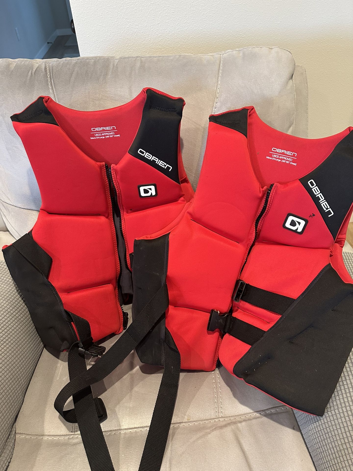 OBRIEN life jackets