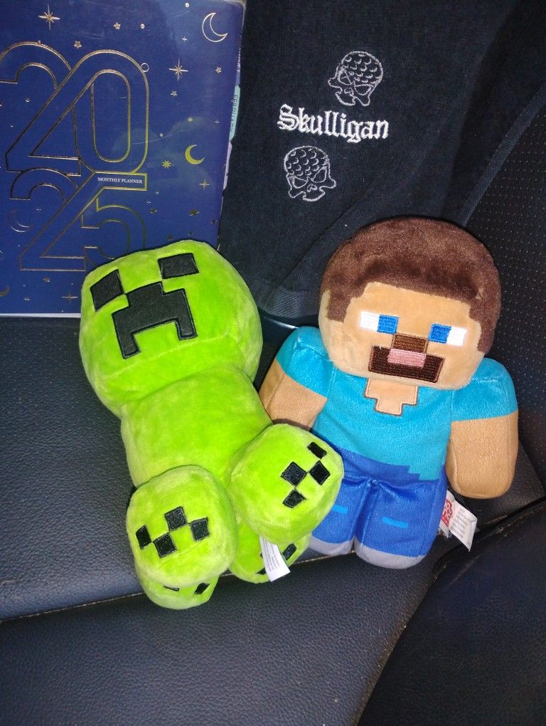 Minecraft stuffies