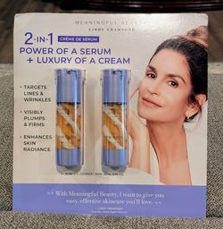 Brand New Meaningful Beauty Crème de Sérum 2-Pack – Factory Sealed