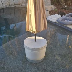 In-Pool Ice Chest Table Umbrella Stand