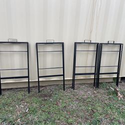 4 Metal Sign Holders - Holds 18 X 24 Sign 