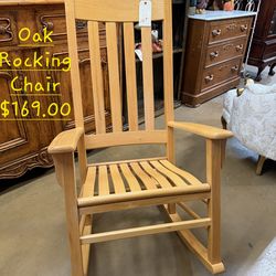Rocking Chair oakWe are located at 2811 East Bell road. Another Time Around Furniture.
