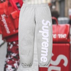 Supreme Satin Appliqué Sweatpants M