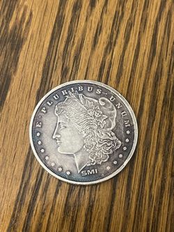 Colored Morgan Dollar Round 