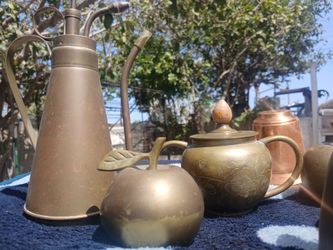 5 pieces of brass iteams