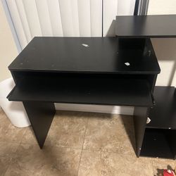 FREE Small Desk With Keyboard Holder 