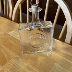 Vintage Wirkkala Littala Art Glass Bottle Decanter