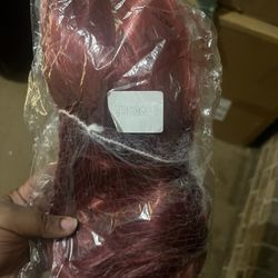 Red Synthetic Wig (no lace)