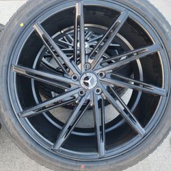 20" New Staggerd Wheels & New Tires For MERCEDES BENZ S550 