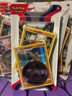 Pokemon Scarlet & Violet Premium Checklane Blister Hisuian Arcanine