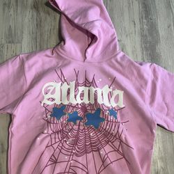 Medium Sp5der Pink “atlanta” hoodie 