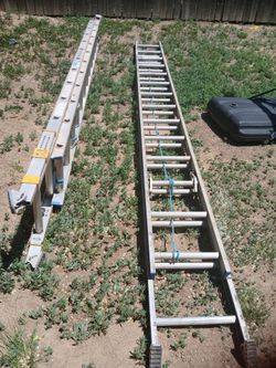 Werner leveling ladders 24 ft.