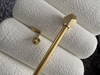 Brushed Gold Curtain Rod