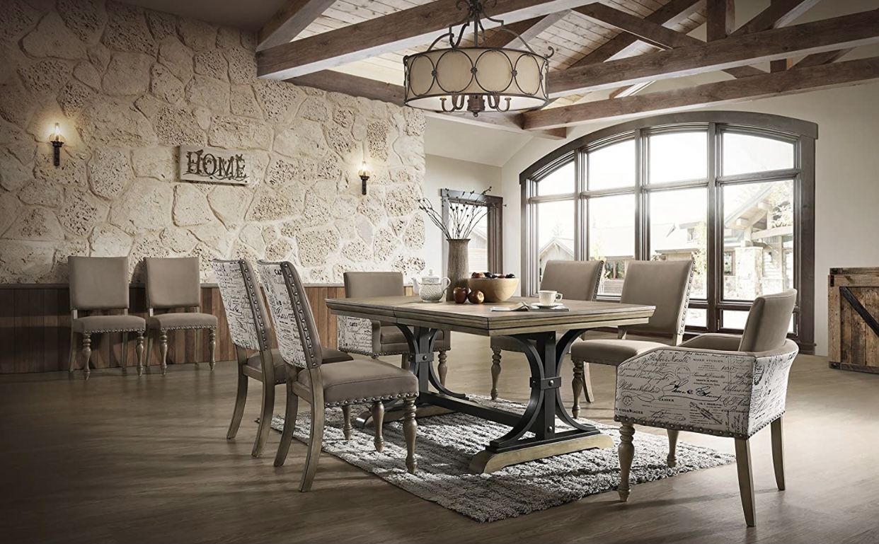 Roundhill Birmingham Dining Table Chairs Retails For $2700