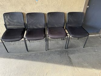 Black Mesh Chairs