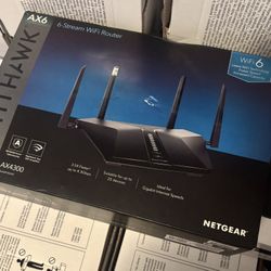NETGEAR Nighthawk AX6 WiFi 6 Router – Dual-Band AX4300 Smart Wireless Router | Ultra-Fast Gaming & Streaming