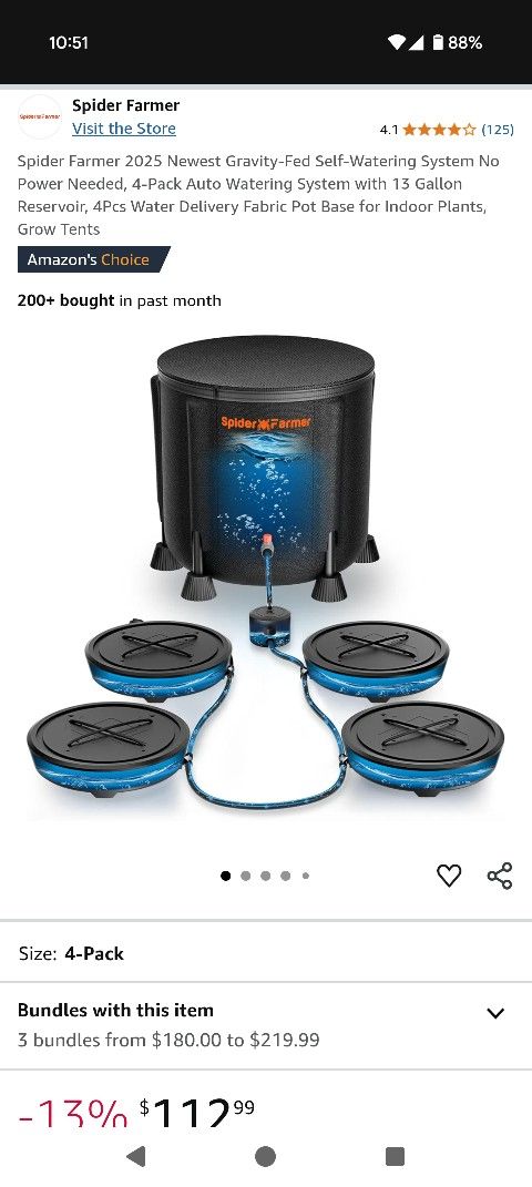 Spider farmer Auto Water System