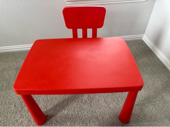ASIS Orange Table Chair